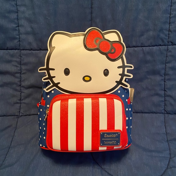 Loungefly Handbags - Hello Kitty Patriotic Loungefly Mini Backpack